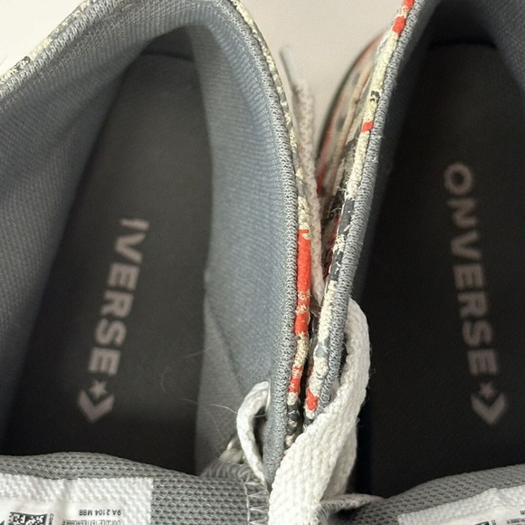 Converse All Star Chuck Taylor Dinosaurs Junior US SZ 2 Orange/Grey HighTop - Picture 11 of 13